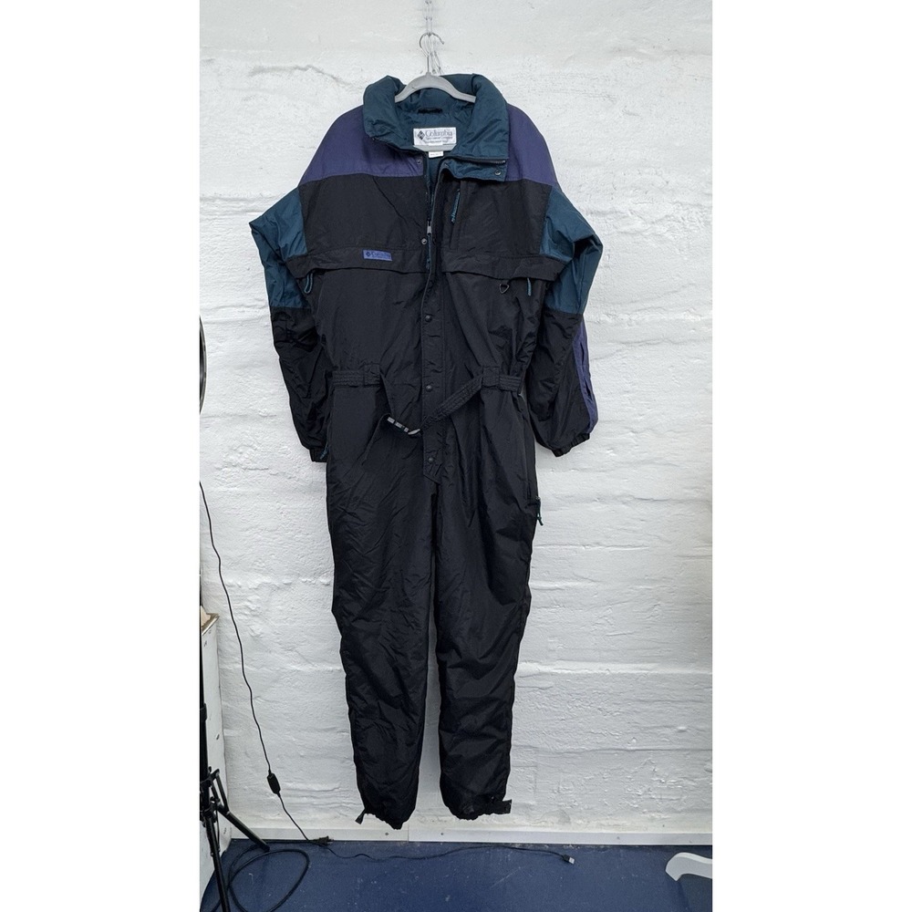 Vintage Columbia Men's XL Tall Snow Ski Suit One Piece Snowboard Bib Retro